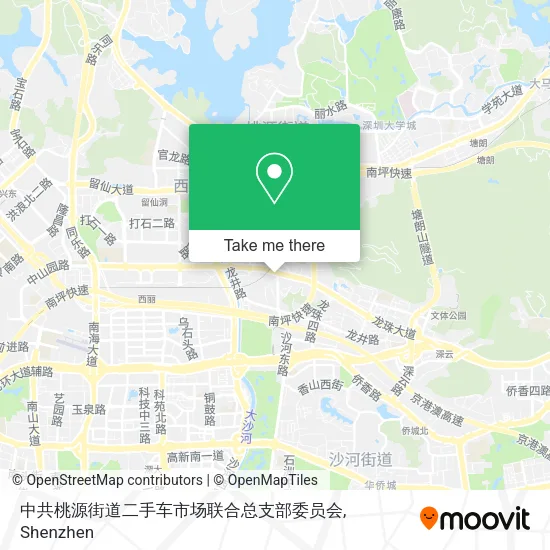 中共桃源街道二手车市场联合总支部委员会 map