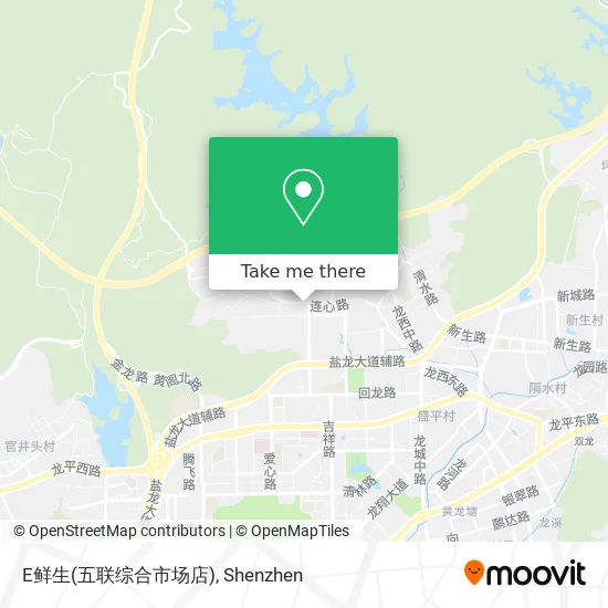 E鲜生(五联综合市场店) map