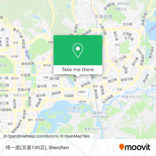 缔一面(京基100店) map