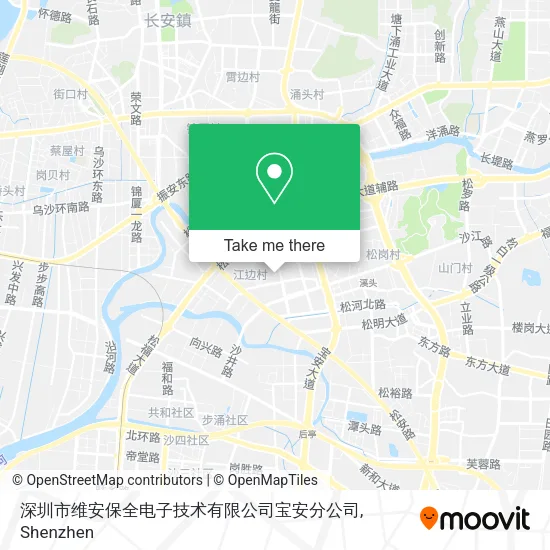 深圳市维安保全电子技术有限公司宝安分公司 map