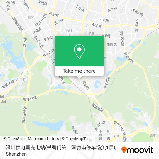 深圳供电局充电站(书香门第上河坊南停车场负1层) map