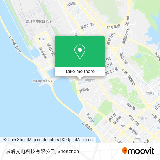 晨辉光电科技有限公司 map