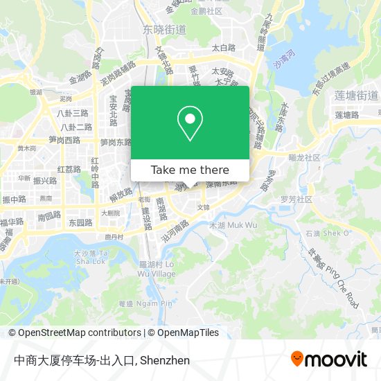 中商大厦停车场-出入口 map