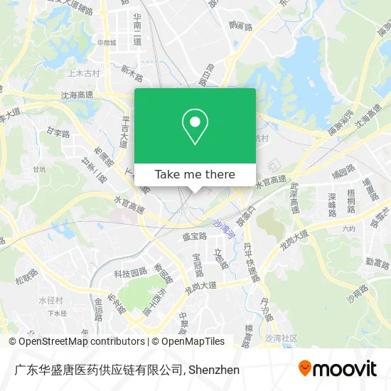 广东华盛唐医药供应链有限公司 map