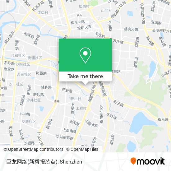 巨龙网络(新桥报装点) map