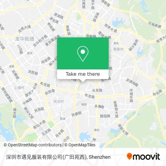 深圳市遇见服装有限公司(广田苑西) map