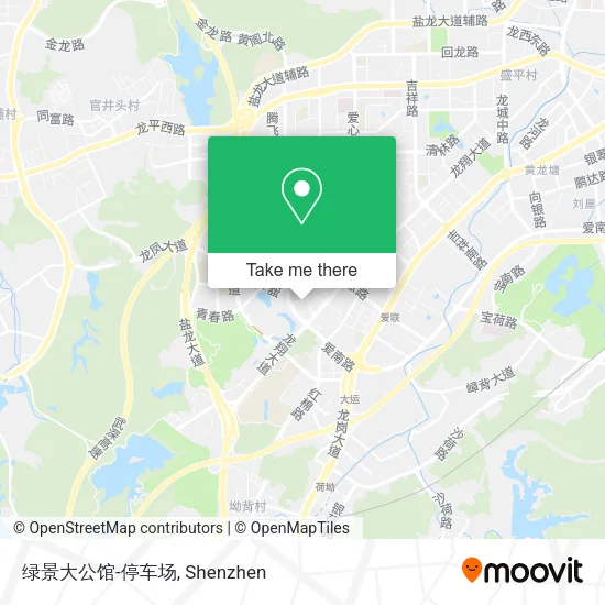 绿景大公馆-停车场 map