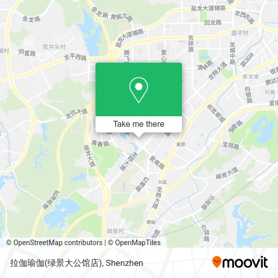 拉伽瑜伽(绿景大公馆店) map