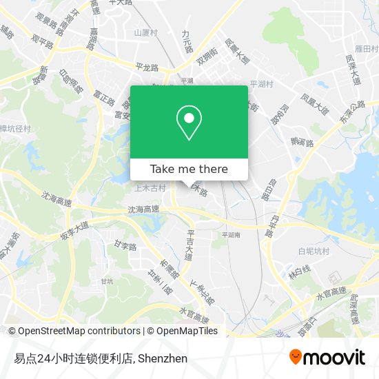 易点24小时连锁便利店 map