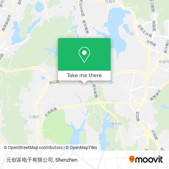 元创富电子有限公司 map