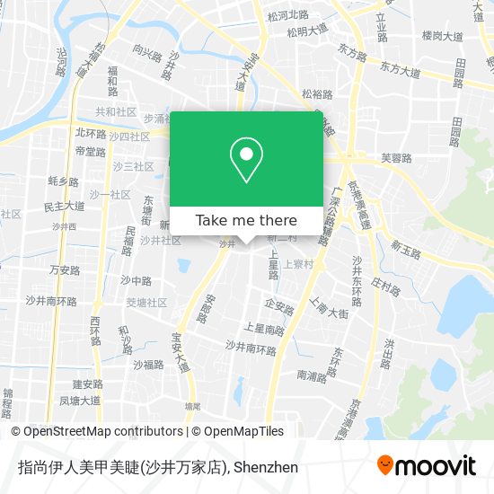 指尚伊人美甲美睫(沙井万家店) map