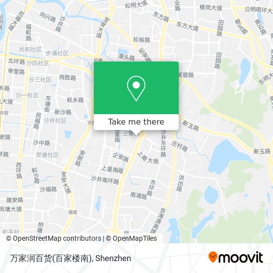 万家润百货(百家楼南) map