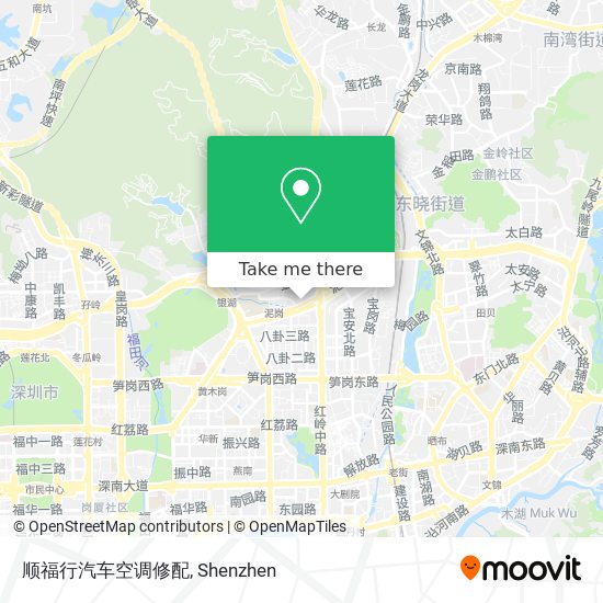 顺福行汽车空调修配 map