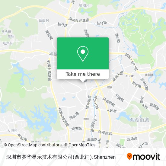 深圳市赛华显示技术有限公司(西北门) map
