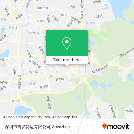 深圳市吉发货运有限公司 map