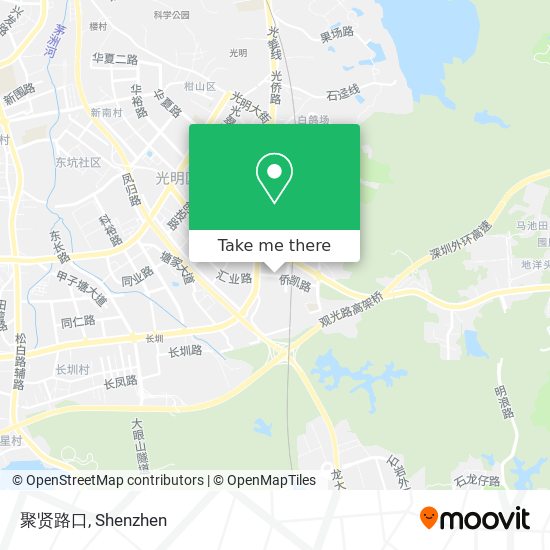 聚贤路口 map