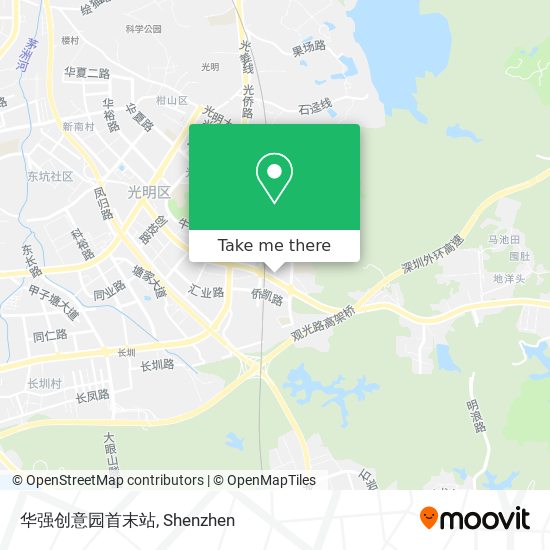华强创意园首末站 map