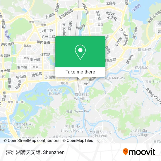 深圳湘满天宾馆 map