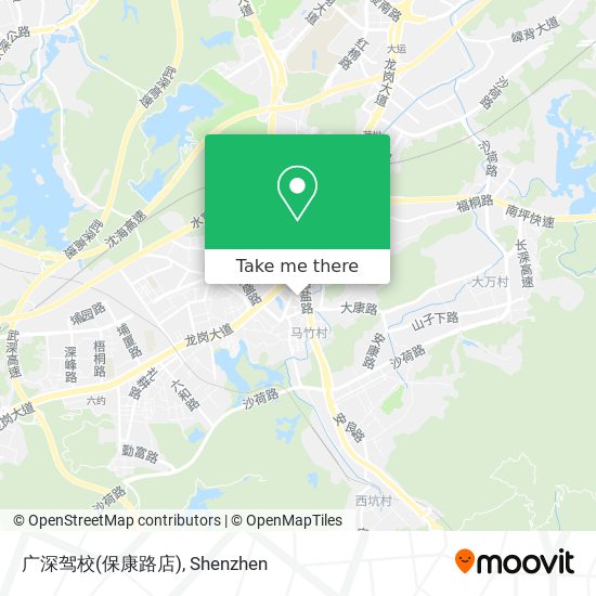 广深驾校(保康路店) map