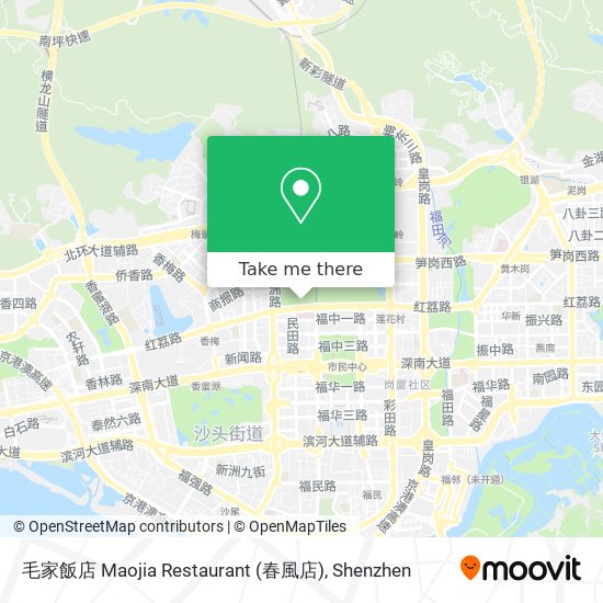 毛家飯店 Maojia Restaurant (春風店) map