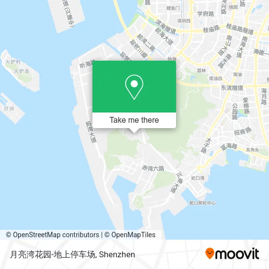 月亮湾花园-地上停车场 map