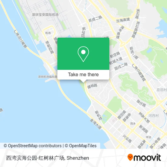 西湾滨海公园-红树林广场 map