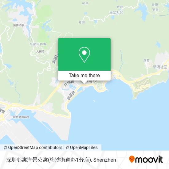 深圳邻寓海景公寓(梅沙街道办1分店) map
