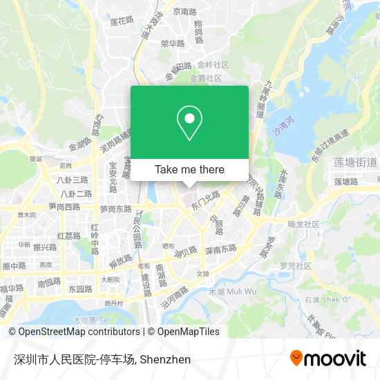深圳市人民医院-停车场 map