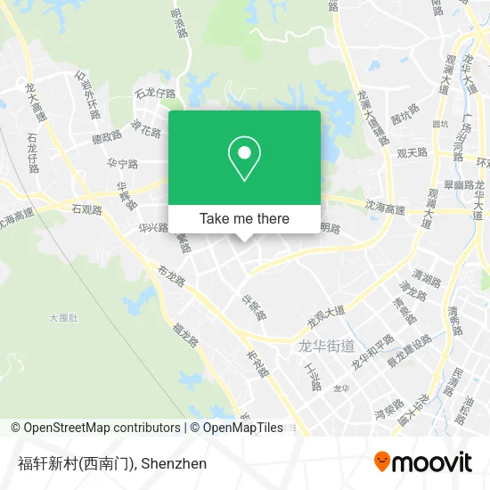 福轩新村(西南门) map