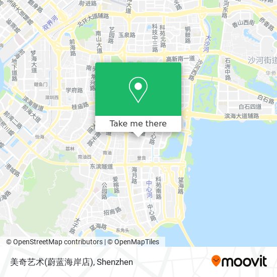 美奇艺术(蔚蓝海岸店) map