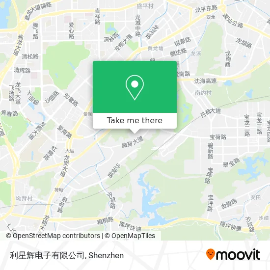 利星辉电子有限公司 map