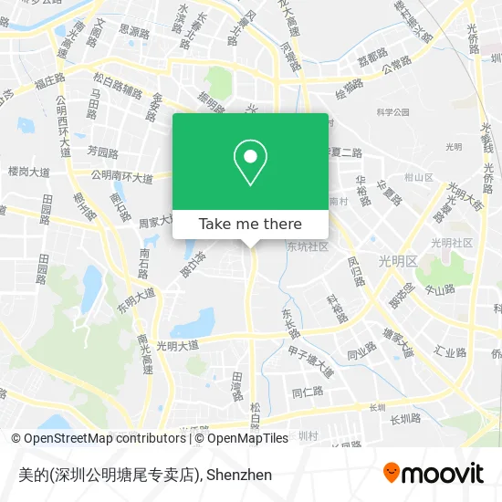 美的(深圳公明塘尾专卖店) map
