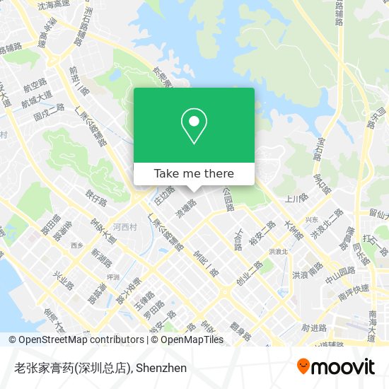 老张家膏药(深圳总店) map