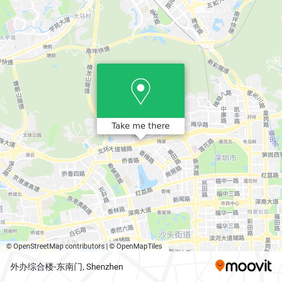 外办综合楼-东南门 map
