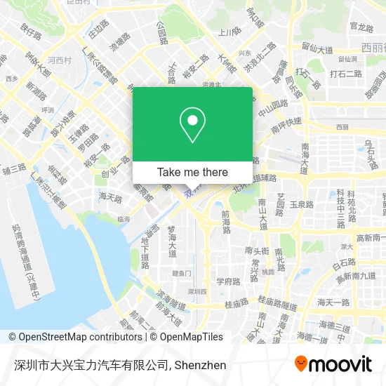 深圳市大兴宝力汽车有限公司 map