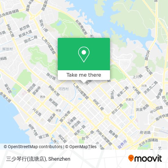 三少琴行(流塘店) map