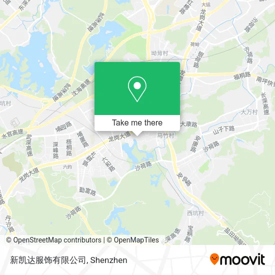 新凯达服饰有限公司 map