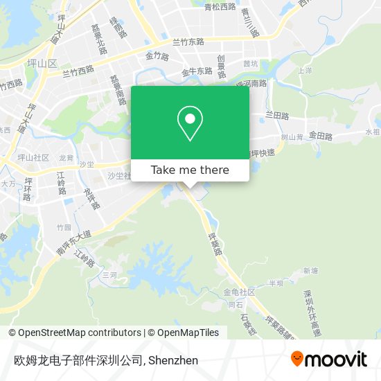 欧姆龙电子部件深圳公司 map