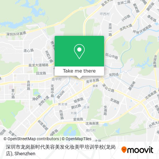 深圳市龙岗新时代美容美发化妆美甲培训学校(龙岗店) map