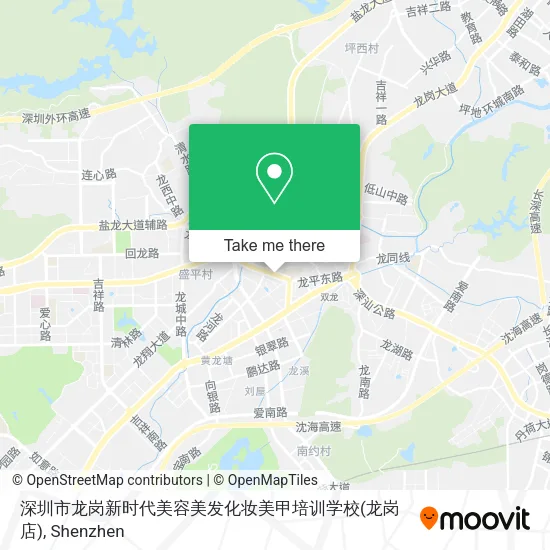 深圳市龙岗新时代美容美发化妆美甲培训学校(龙岗店) map