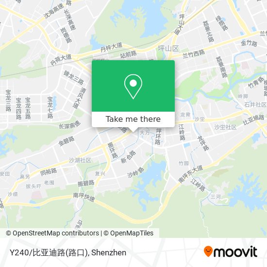 Y240/比亚迪路(路口) map