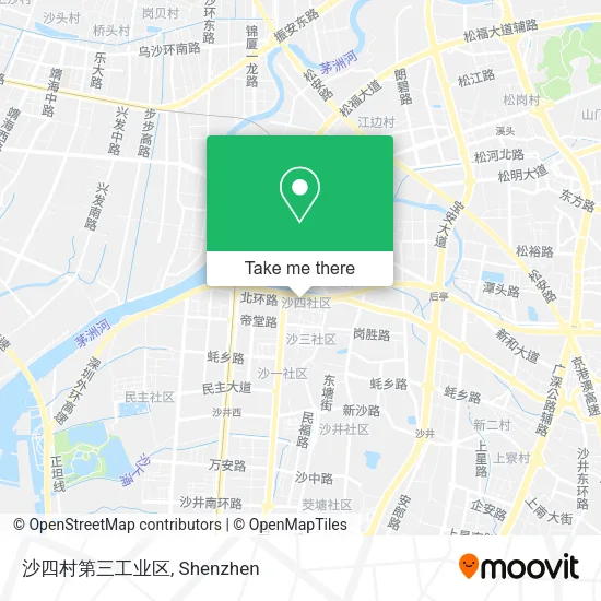 沙四村第三工业区 map