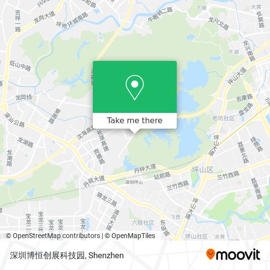 深圳博恒创展科技园 map