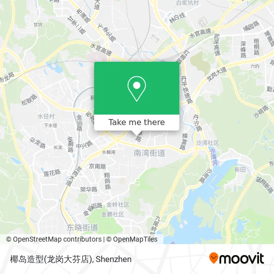 椰岛造型(龙岗大芬店) map