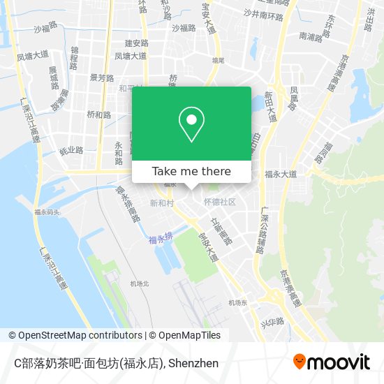 C部落奶茶吧·面包坊(福永店) map