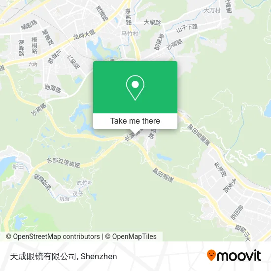 天成眼镜有限公司 map
