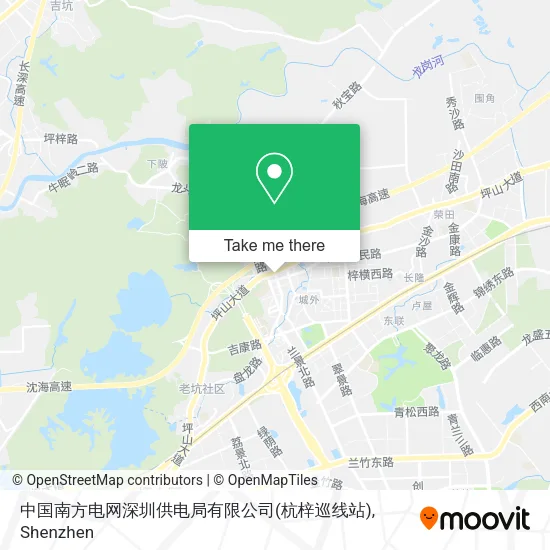 中国南方电网深圳供电局有限公司(杭梓巡线站) map