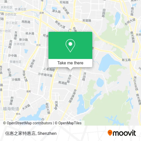信惠之家特惠店 map