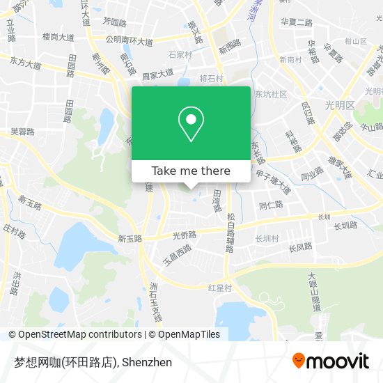 梦想网咖(环田路店) map