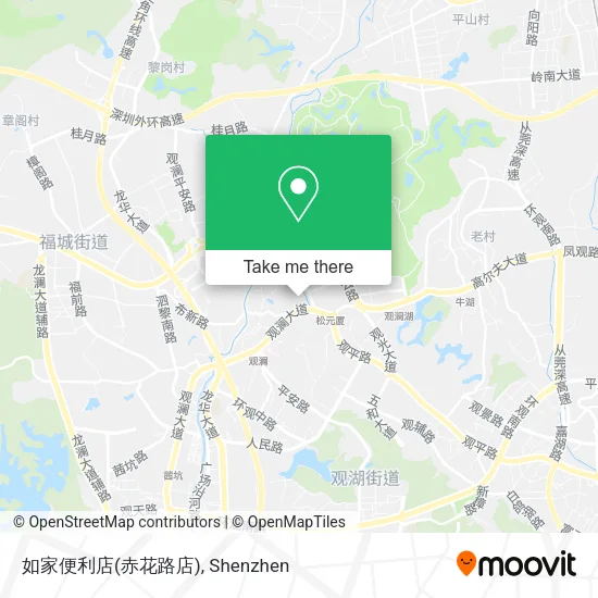 如家便利店(赤花路店) map